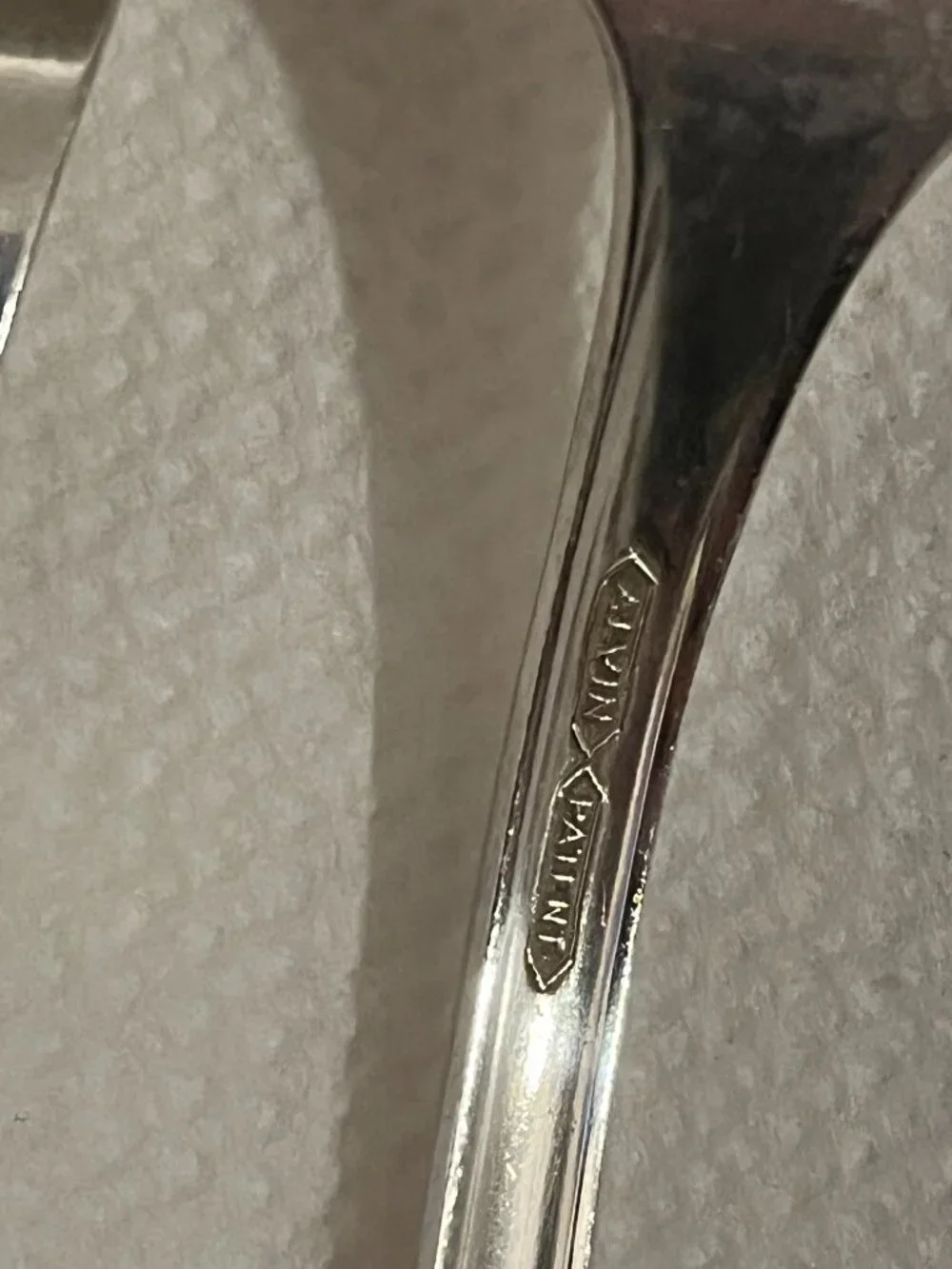 Vintage Alvin Molly Stark 1916 Silverplated Serving Fork and 3 Salad Forks